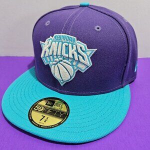 NEW NBA New York Knicks New Era Vice 59FIFTY Fitted Hat Size 7 3/8 Basketball